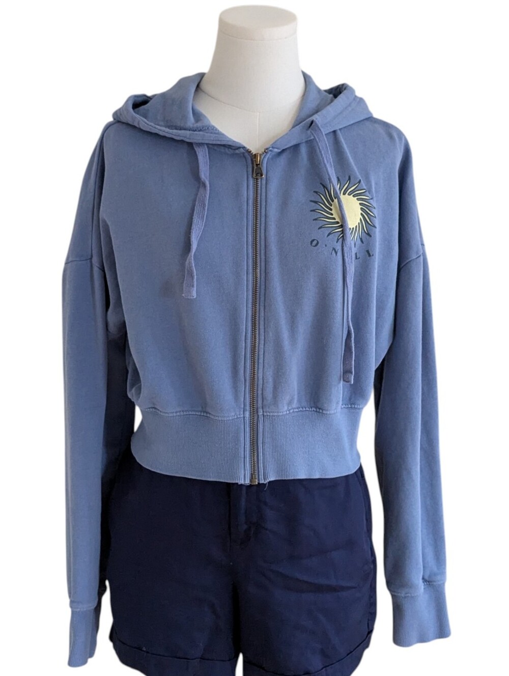 O'Neill Darcie Cropped Hoodie Size Small